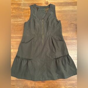 Army green sleeveless utility dress sz large.